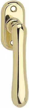 Marchesi Elegant Fenstergriff sichtbar geschraubt 32x65 Messing poliert (1022.21M.002.0)