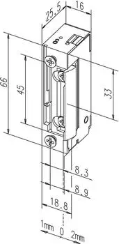 effeff 128E FaFix E-Türöffner universal 6-12V/DC (128E--------D11)