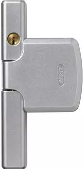 ABUS FTS 206 S Fenster-Zusatzschloss gleichschlie&szlig;end silber (FTS206 S)