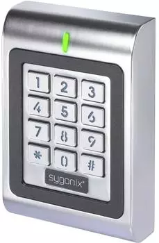 Sygonix Code-Tastatur mit RFID 12/18V DC IP66 Oberfl&auml;chenmontage Schwarz (SY-6879940)
