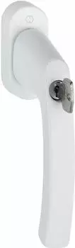 Hoppe Fenstergriff LIÈGE Sperrzylinder Vierkant 7x37 weiß (11715911)