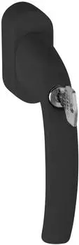 Hoppe Atlanta Fenstergriff sperrbar Secustik, Aluminium schwarz matt (11618243)