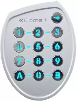 Comelit Elektronischer Schl&uuml;ssel Vandalensicher 100 Codes Tastatur IP54 (SKB)