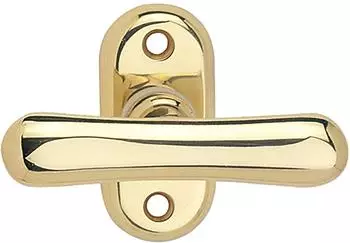 Marchesi Fenstergriff Elegant sichtbar geschraubt, Messing poliert (4220.20M.002.0)
