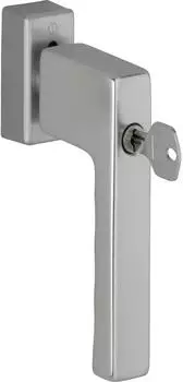 Hoppe Toulon Fenstergriff abschlie&szlig;bar, VK 32-42mm, Aluminium Edelstahleffekt (11738005)