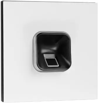 ekey sLine Fingerprintset, schwarz, f&uuml;r Gira 106 verkehrswei&szlig; (204716)