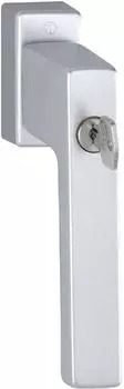 Hoppe Toulon Fenstergriff abschlie&szlig;bar, eckig, 7x43mm, silber eloxiert (3937878)