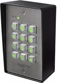 Sygonix SY-6888064 Codeschloss Aufputz 12V/24V DC/AC, beleuchtet, IP65 (SY-6888064)