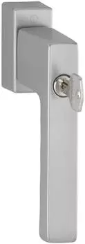 Hoppe Toulon Fenstergriff abschlie&szlig;bar, eckig, silber eloxiert, VK 32-42mm (10764792)