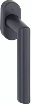 Hoppe Amsterdam Fenstergriff oval, Vierkant 7/32, schwarz matt (12034083)