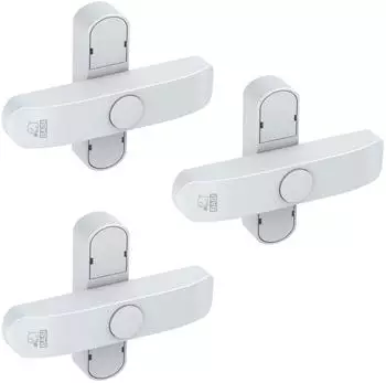 Basi FS 500 Fensterzusatzsicherung doppelfl&uuml;gelig, wei&szlig;, 3er-Set (1100-0060)