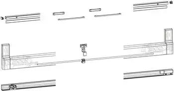 G-U PSK Profilbeutel 966/150 silber, L=1960mm (K-15277-20-0-1)