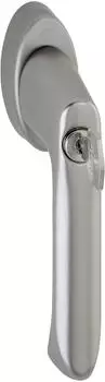 Hoppe Brest 0739S/US954 Fenstergriff abschlie&szlig;bar, stahlfarbig, 32-42mm (10765103)