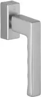 HOPPE Fenstergriff TOULON SecuForte, Aluminium - edelstahlfarbig matt