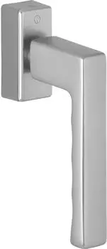 Hoppe TOULON SecuForte Fenstergriff Aluminium edelstahlfarbig matt, VK 32-42mm (11736015)