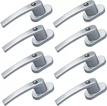 Basi FG 503 abschlie&szlig;barer Fenstergriff, Aluminium silber, 8er Set (8X7553-0000)