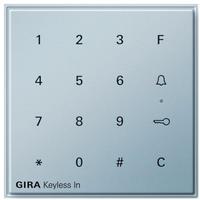 Gira Keyless In Codetastatur, TX44, Unterputz, IP44, Alu lackiert, 1 Stk.