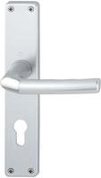 Hoppe - Langschildgarnitur Birmingham 1117/202sp Aluminium F1 Pz 72 Mm Din Links /