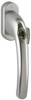 HOPPE Fenstergriff TOKYO sperrbar - Edelstahl-Effekt , 7 x 35 mm , Vierkant 7x35 ;