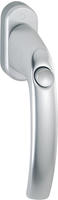HOPPE Fenstergriff ATLANTA mit Druckknopf, Aluminium silber eloxiert