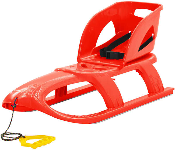 vidaXL Sleigh with Seat red (93722)