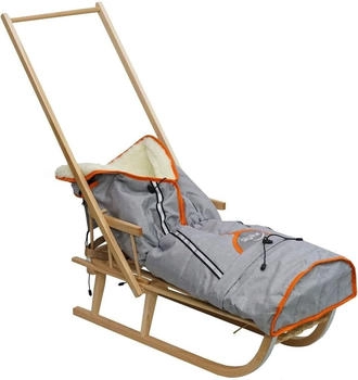 Skyline Holzschlitten (17653974) braun
