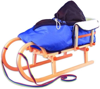Erst-Holz Hörnerschlitten (39593701) braun