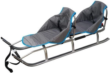 Skyline 2in1 Kinder Duo Schlitten (95320592) silber/grau