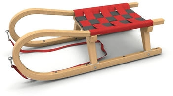 Kathrein Familienrodel Einsitzer 95 cm (3660368) rot/grau