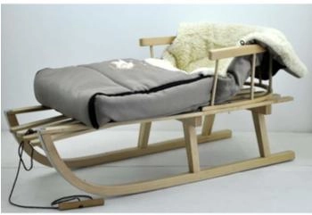 Goldkids Holzschlitten Set (77640843) grau