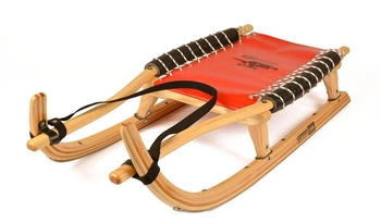 German Luge Schlitten 115 cm Doppel (9463080) weiß