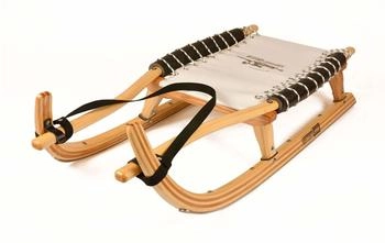 German Luge Schlitten 115 cm Doppel (9463103) weiß