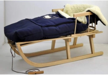 Goldkids Holzschlitten Set (77640720) blau