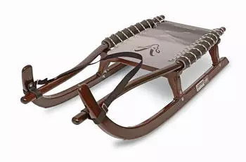 German Luge Schlitten 105 cm (9464759) braun