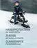 MUWO Snowracer Kinder-Lenkschlitten mit Bremse und Zugleine, schwarz