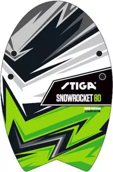 Stiga Snow Rocket Graffiti Schneerutsche 80cm, grün (Snow Rocket Graffiti 80)