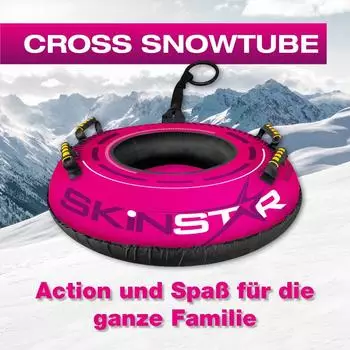 SkinStar CROSS Snowtube pink Ø 100cm (CROSS-100-PINK-LILA)