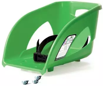 Prosperplast SEAT1 Schlittensattel mit Rückenlehne, grün