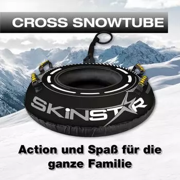SkinStar CROSS Snowtube schwarz Ø 100cm (CROSS-100-SCHWARZ-GRAU)
