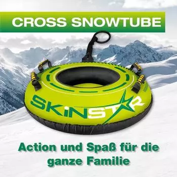 SkinStar CROSS Profi Snow Tube Ø100cm, grün (CROSS-100-GREEN-HELL)