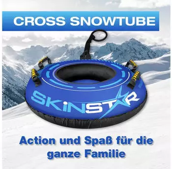 SkinStar CROSS Profi Snow Tube Ø100cm, blau (CROSS-100-BLUE-HELL)