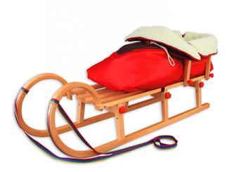 Erst-Holz Hörnerschlitten (39593893) braun