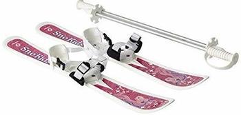 Hamax Schlitten Snow Skis with poles, Pink, 561002