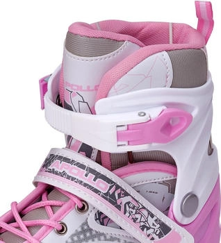 Apollo X Pro verstellbare Schlittschuhe weiß pink – Maximaler Komfort für stundenlangen Eislaufspaß