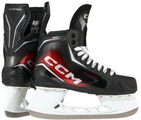 CCM SK860 SR JS Spieler-Schlittschuhe, Regular, 9,5 (45) (60323092) Schwarz