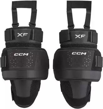 CCM XF Goalie Knee Protector Intermediate schwarz