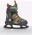 K2 Raider Ice Eislaufschuhe schwarz/grün/orange (Junior)
