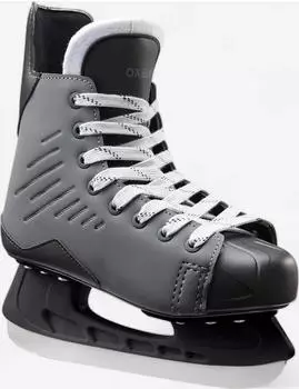 Oxelo H100 Eiskunstlaufschuhe grau/schwarz (Junior) (8767083)