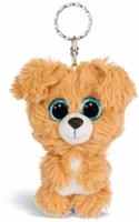 NICI Schl&uuml;sselanh&auml;nger Glubschis Hund Lollidog, Pl&uuml;sch, braun, 1 St&uuml;ck