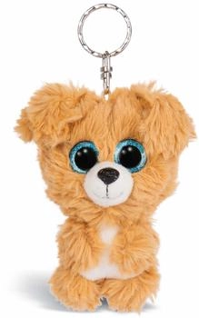 NICI Glubschis Hund Lollidog Schl&uuml;sselanh&auml;nger braun/wei&szlig; (46312)